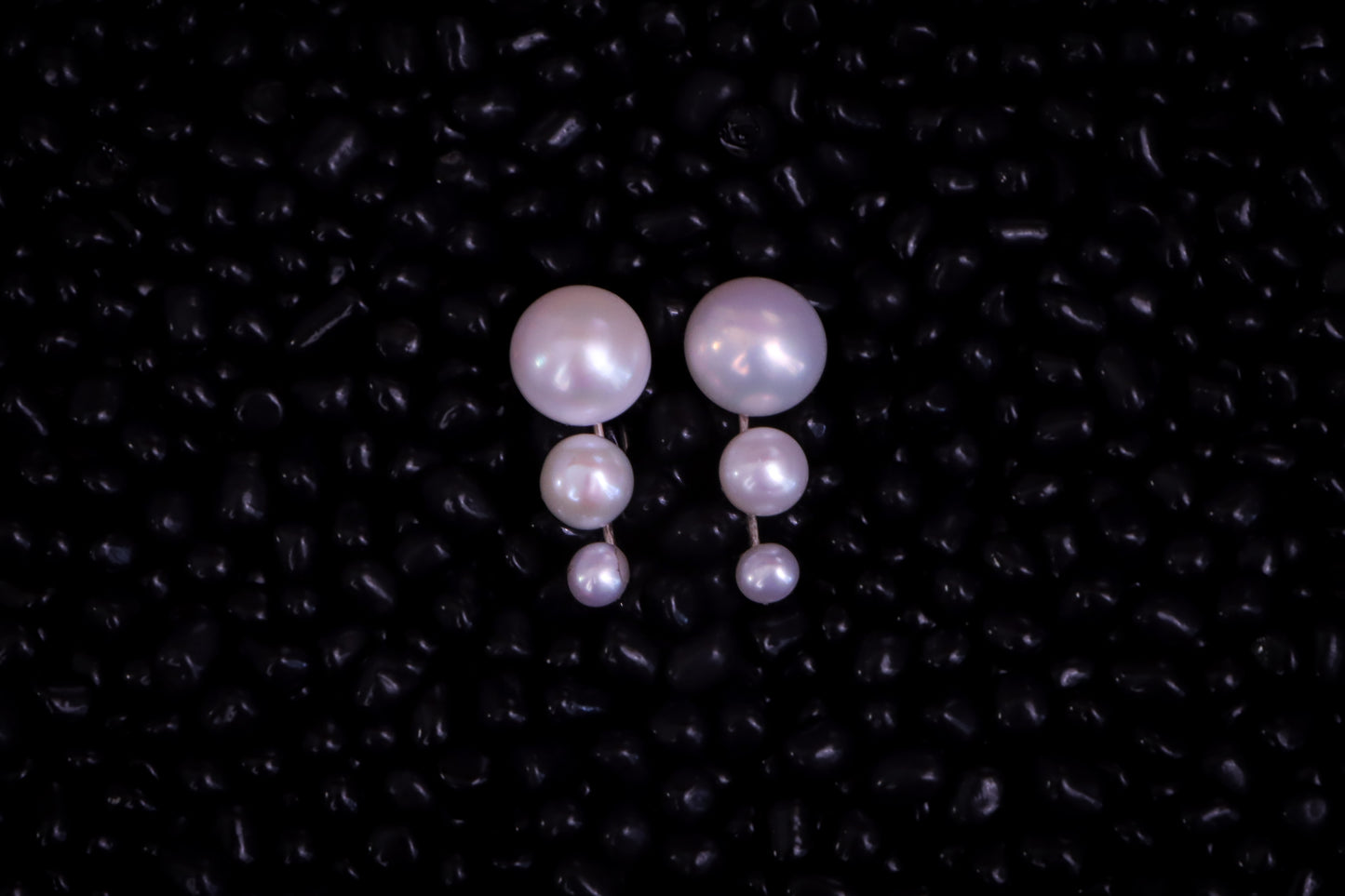 Cascading Pearl Drop Earrings