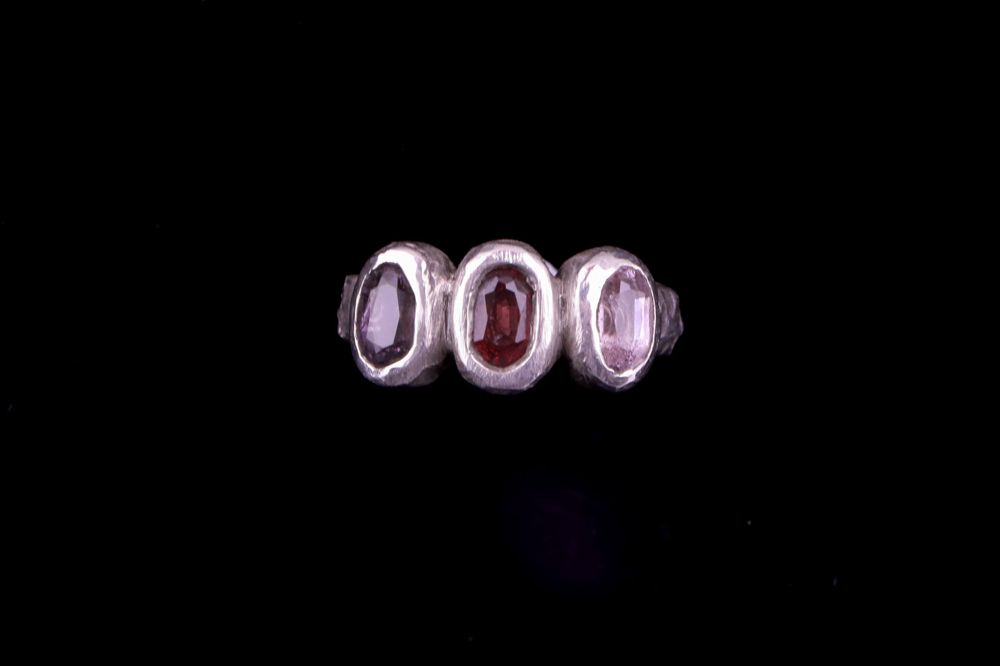 Spinel Trio Ring