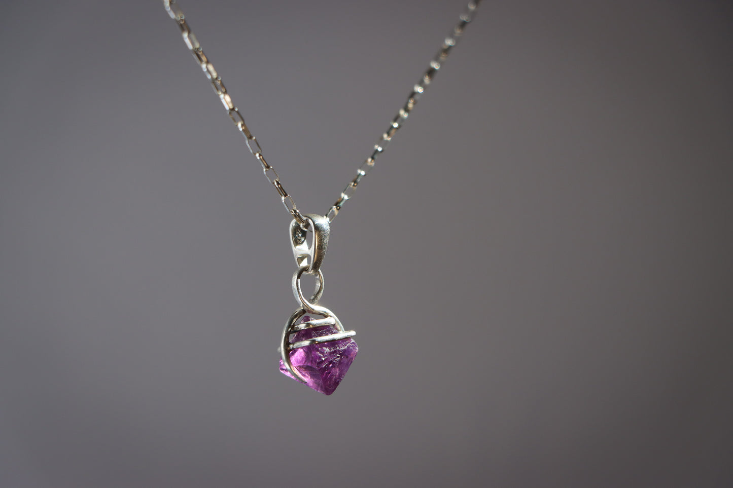 Fluorite Talon Pendant (Made to Order)