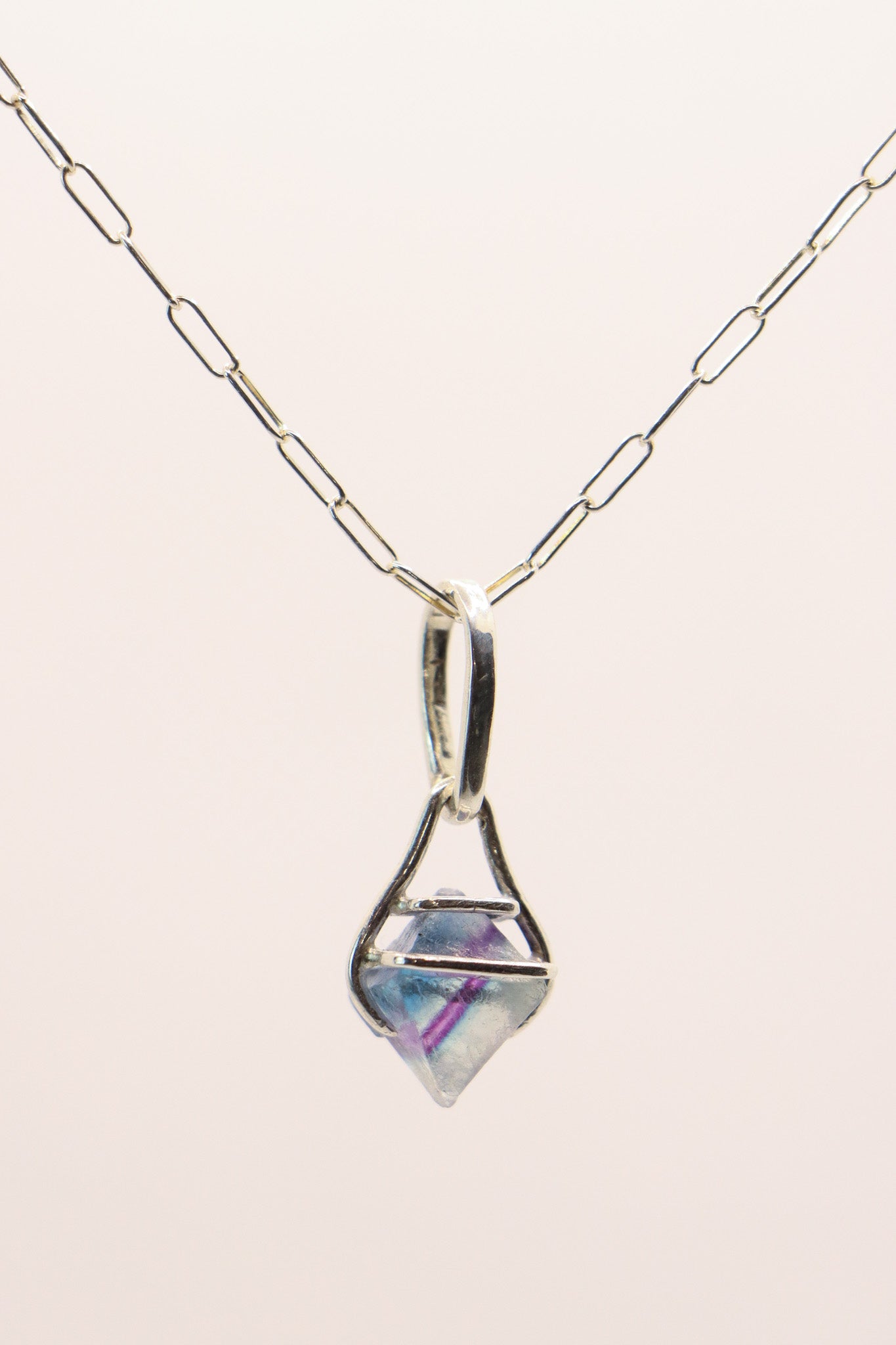 Fluorite Talon Pendant (Made to Order)