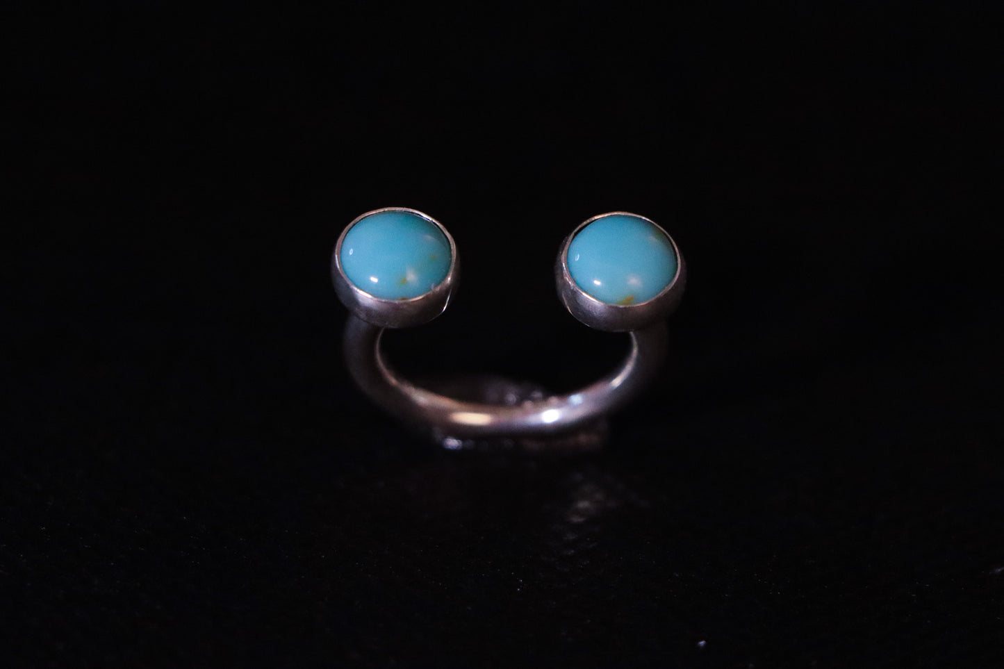 Turquoise Barbell Ring