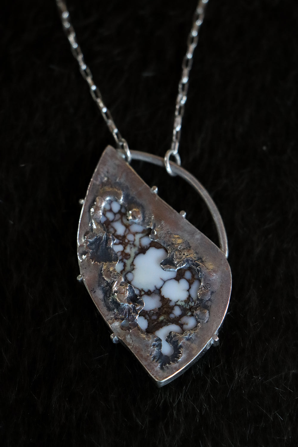 Custom Wild Horse Magnesite Necklace