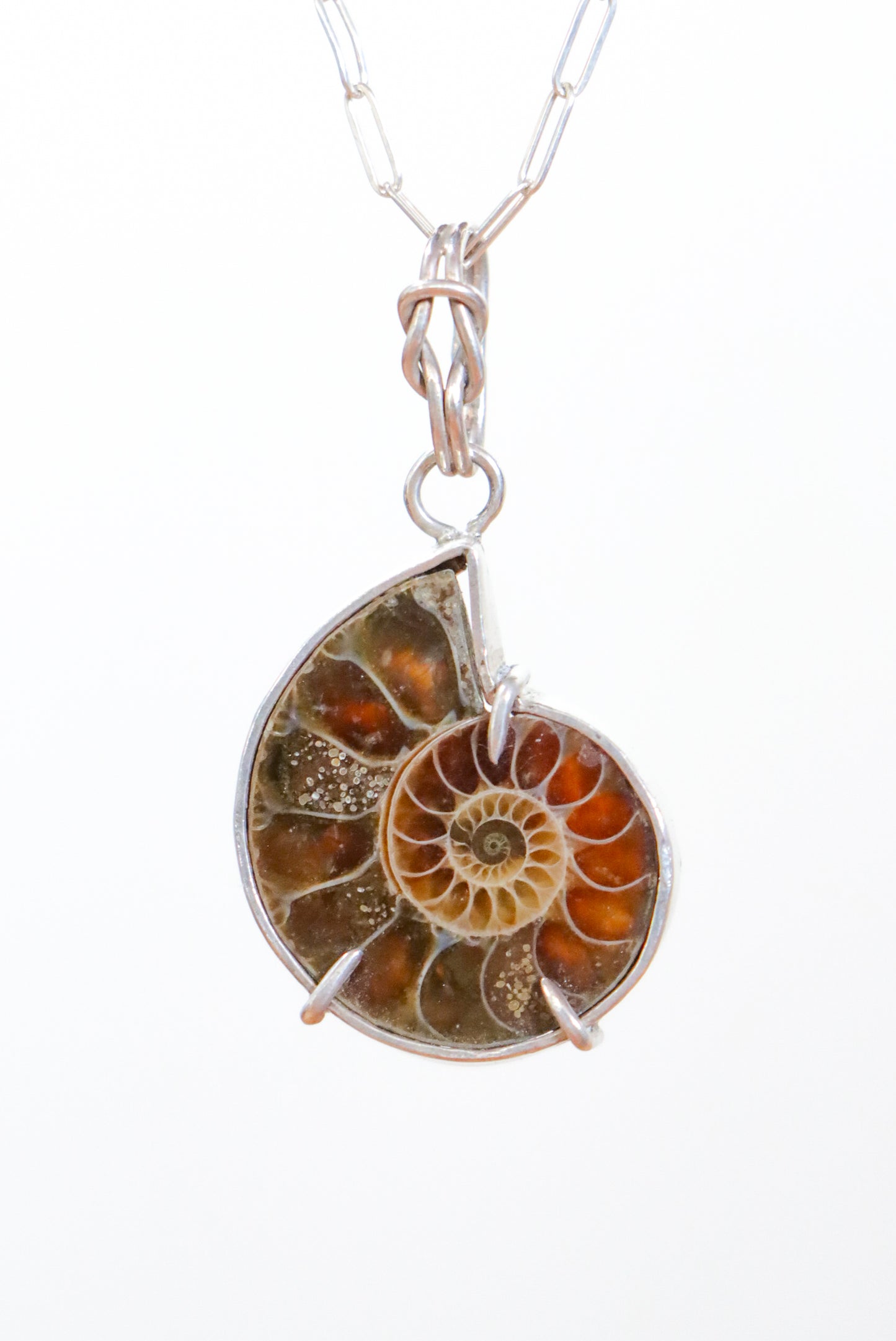 Ammonite Pendant (Made to Order)