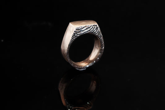 Cuttlefish Large Signet Ring