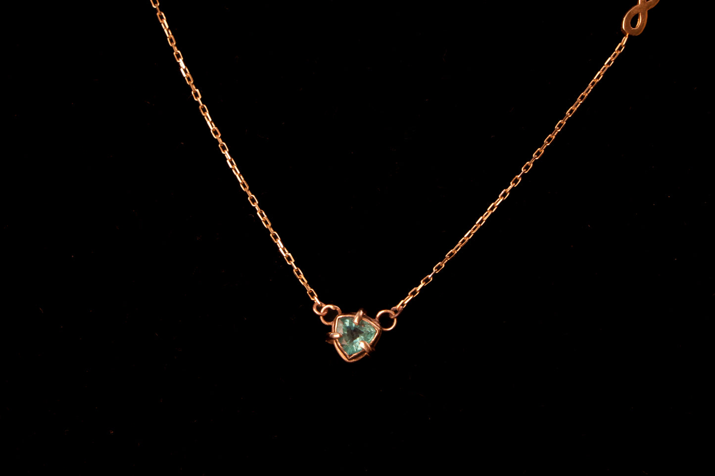 Emerald Triangle Necklace