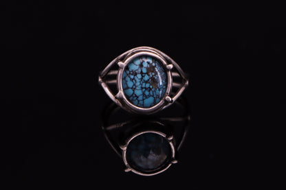 Oval Turquoise Cage Ring