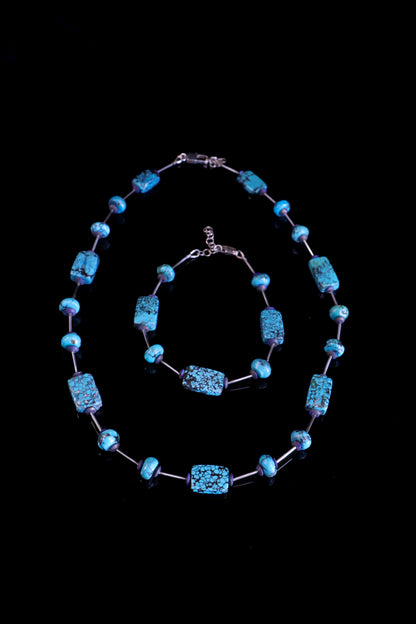 Turquoise Station Necklace