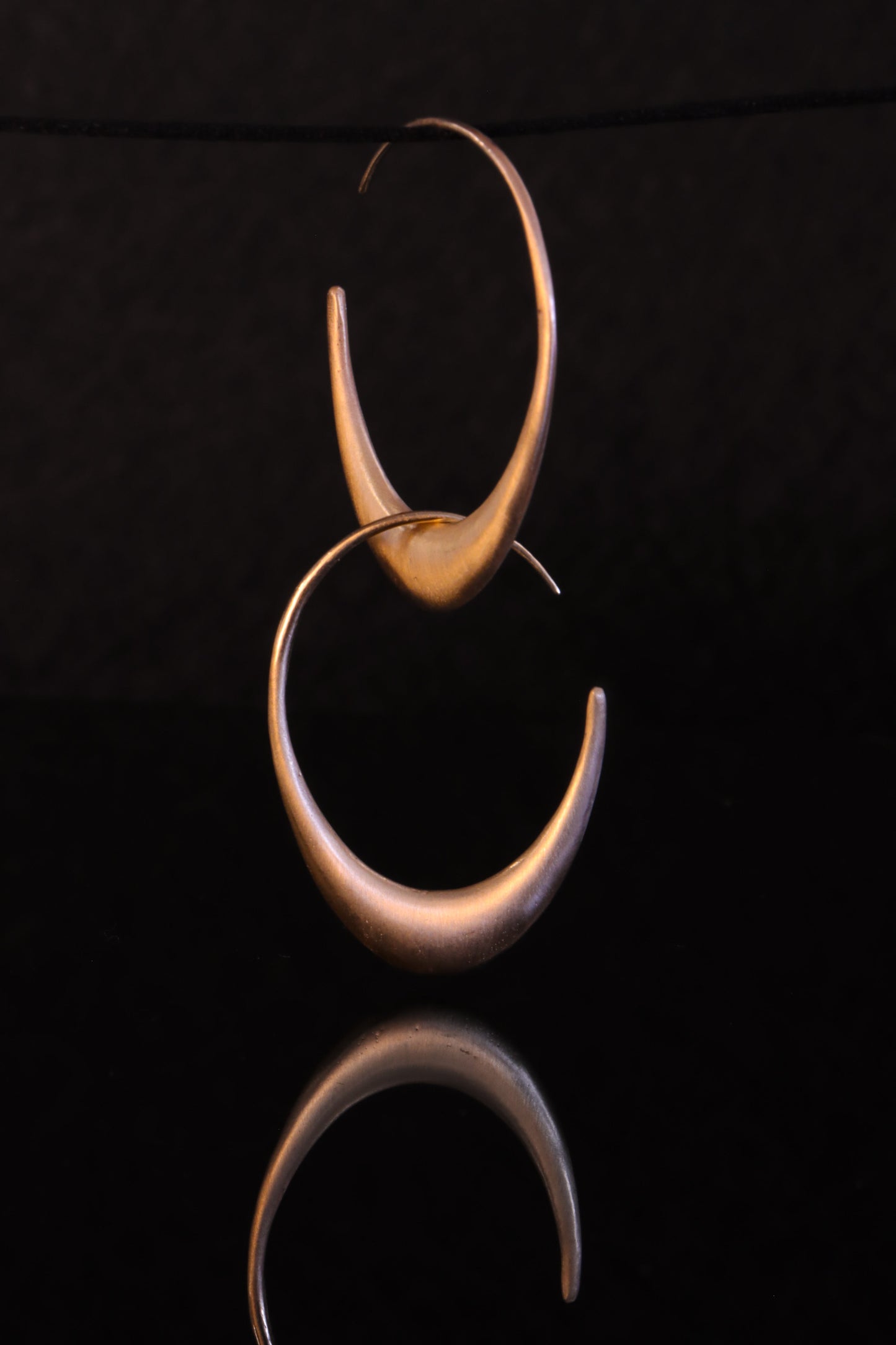 Luna Large Gold Hoops (Made to Order)