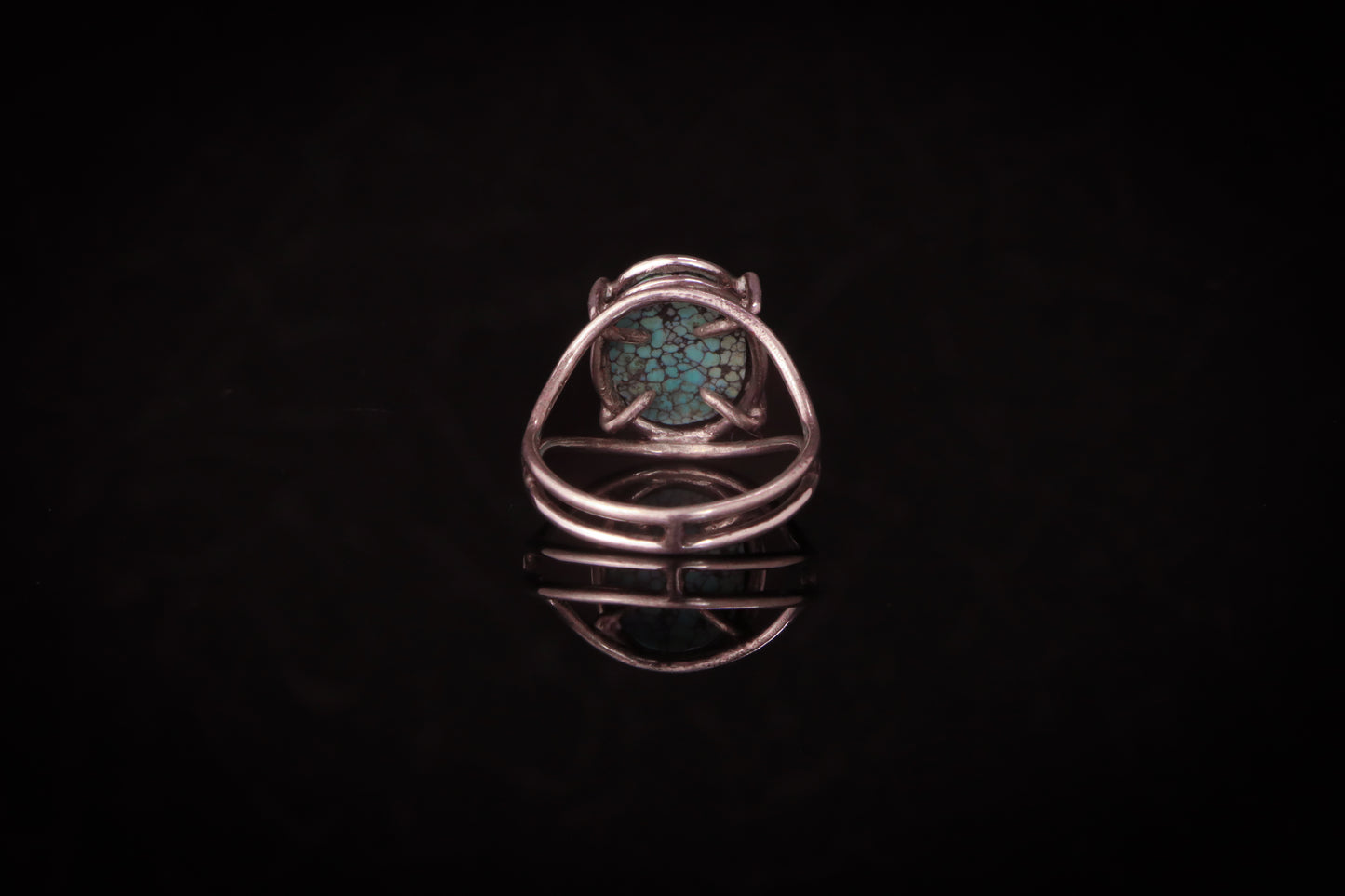 Oval Turquoise Cage Ring