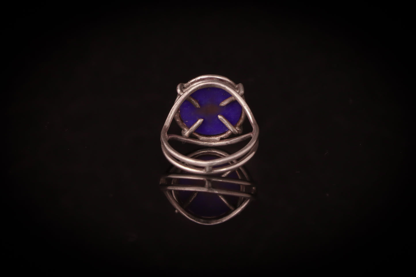 Lapis Lazuli Cage Ring