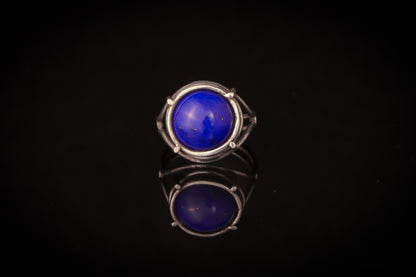 Lapis Lazuli Cage Ring